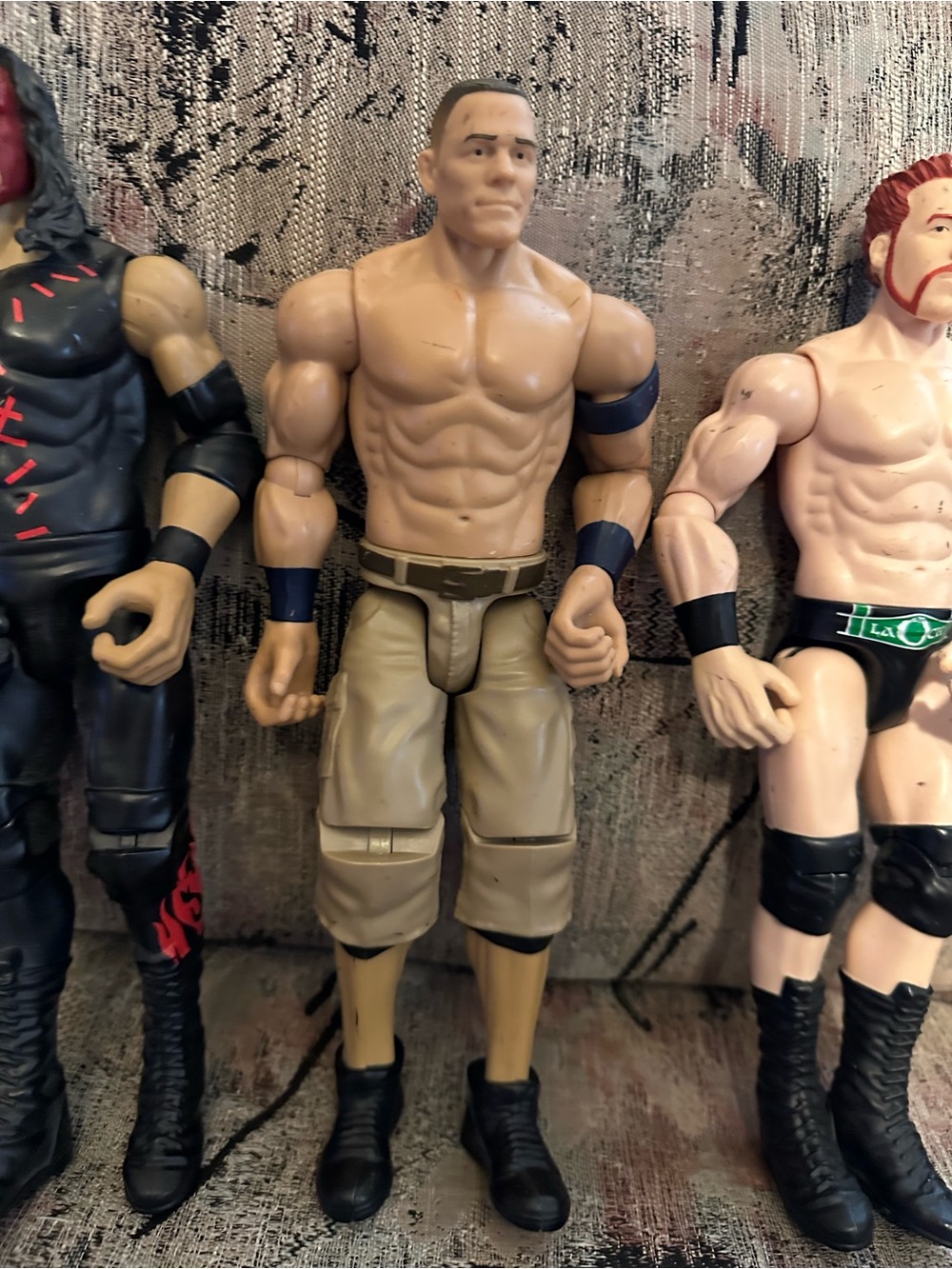 3 WWE 12” Wrestling Action Figure Bundle - Kane, John Cena & Sheamus - Picture 3 of 4
